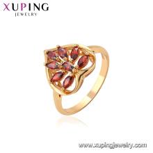 11433 xuping anel de ouro jóias mulheres anéis de jóias de moda